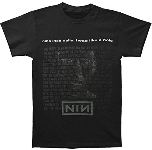 Nine Inch Nails Head Like a Hole Men's Black Slim T-Shirt