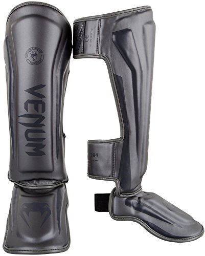 Venum Schienbeinschoner Elite Standup L Grau