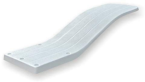 Trampolín Bali para piscina. De fibra de vidrio. Muy RESISTENTE. Color blanco. Fabricado en España