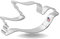 Flying Colombe Emporte-pièce 4.25 en – Foose Emporte-pièces – US Fer-blanc en acier – B984