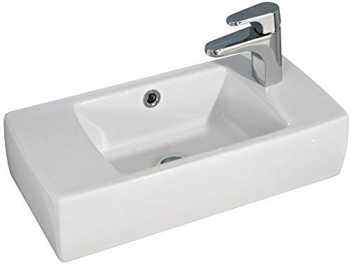 Pelipal Waschbecken aus Keramik Quickset 313 in Weiß, 50 cm breit | Keramik-Waschbecken