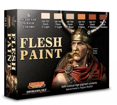 LifeColor Flesh Set (22ml x 6) # LC-CS13