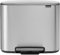 Brabantia Bo Treteimer 36 L Abfalleimer, Metall, Matt Steel Fingerprint Proof, 54 x 36.5 x 44 cm, 1 Einheiten