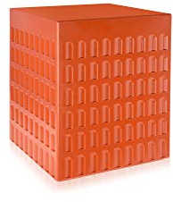 Kartell EUR, Hocker, 36 x 36 x H 45 cm