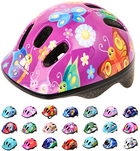 meteor Casco Bici Ideale per Bambini - Caschi Perfetto per Downhill Enduro Ciclismo MTB Scooter - Helmet per Tutte Le Forme di Attività in Bicicletta Helmo
