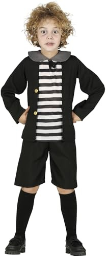 FIESTAS GUIRCA | Ghost Boy Fancy Dress Costume for Children - Shirt, Jacket and Trousers - Ideal for Halloween, Carnival and Fancy Dress Parties - Black and White