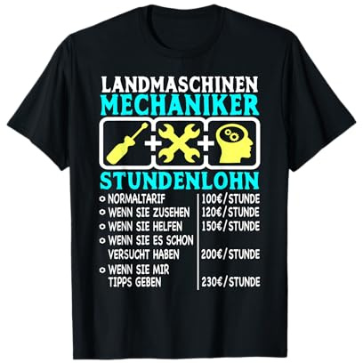 Landmaschinenmechaniker Shirt Landmaschinen Mechaniker T-Shirt