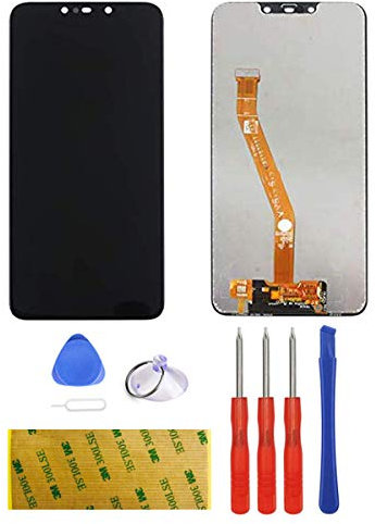 LTZGO Universal para Huawei Mate 20 Lite Pantalla de Repuesto LCD Negro Pantalla táctil Digitalizador Pantalla de Cristal (sin Marco) Piezas de Repuesto Herramientas de reparación Completa Kit de