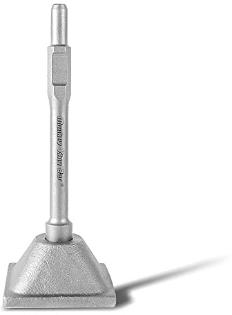 Monkey King Bar-17IN Hex Tamper Shank and Plate for (30MM) Jack Hammer Bit Electric Demolition Concrete Breaker