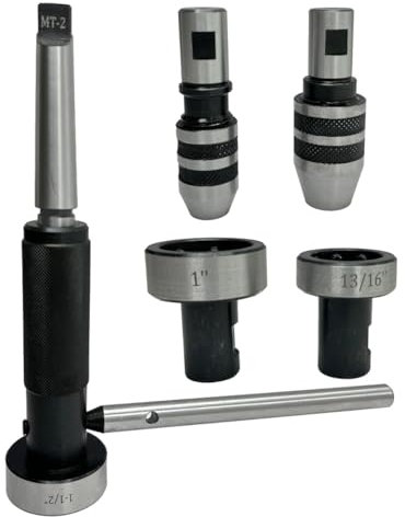 Gewinde- und Gewindeschneid-Aufsatz-Drehmaschine Reitstock Schneideisen Halter Set (MT2)