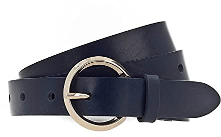Vanzetti 25mm Leather Belt W85 Marine