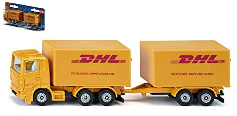 LKW mit Anhänger DHL mm 160 BLISTER - Siku - LKW - Die Cast - Modellbau