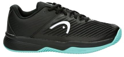 HEAD Unisex-Youth Revolt Pro 4.0 Clay Junior Tennisschuh, schwarz/Teal, 36.5