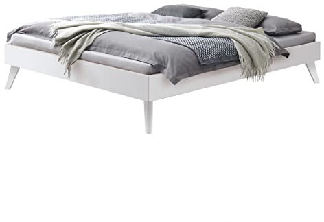 Hasena Trento Bett Calvari weiß deckend 180x200