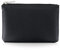 TIESOME Porte Monnaie en polyuréthane avec Fermeture éclair Motif Litchi Mini Portefeuille Portable pour Femme Poche pour pièces de Monnaie Mini Porte-Monnaie pour Femme (Noir)
