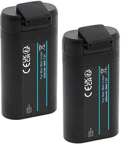 2er-Set Akku für DJI Mavic Mini | intelligentes Batterie-Management-System mit 2500mAh Li-Polymer Power