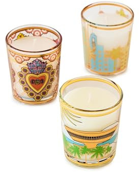 Baobab Collection Damen Trio Reisekerzen, Rio/Mexiko/Miami, Gelb, Einheitsgröße