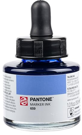 Talens | Pantone Marker-Tinte 30 ml 659 | Flüssige Tinte + Marker-Nachfüllung | Wasserbasierte, pigmentierte Tinte in 108 Pantone-Farben