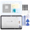 Pantalla LCD para Google Nest Hub LCD con digitalizador de montaje completo (blanco) para pantalla LCD de Google