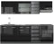 Vicco Küchenzeile R-Line, Schwarz Hochglanz/Anthrazit, 240 cm ohne Arbeitsplatte