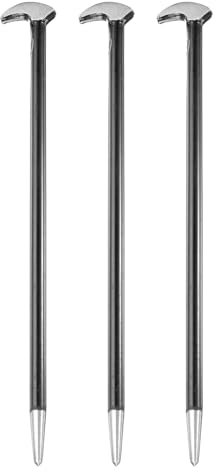 HARFINGTON Hebeleisen mit Rollkopf, 30,5 cm Länge, 1 cm Stangendurchmesser, Karbonstahl, Damenfuß-Hebelstange, Hebelstangen für Automobilmechaniker, Ausrichten und Aufheben, 3 Stück