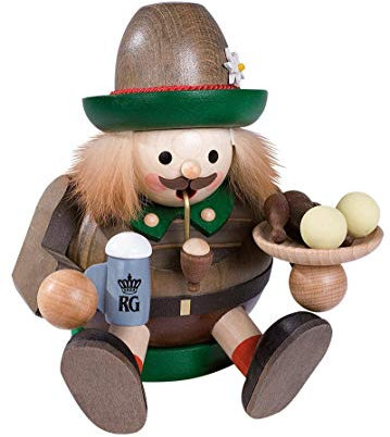 Richard Glaesser Rauchmann Bayer mit Bierkrug, 26432, aus Seiffen im Erzgebirge
