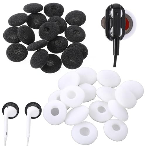 100 Stück Schaumstoff Polster Ohrhörer Ohrpolster Kopfhörer Polster Pad Ersatz Schwammabdeckungen Kopfhörerabdeckung Ersatzschwamm Weiche Textur für Kopfhörer Mp3 Mp4
