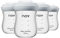 yanyoyo Glass Breastmilk Storage Bottles, 5.4oz Wide Neck Breast Milk Containers, BPA-Free, Lead-Free, Fits Breast Pumps and Nipples, 4 Pack
