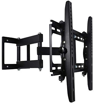 DRFGNF Supporto TV da Tavolo Universale, Supporto TV articolato a Parete per TV LED LCD HD 4K al Plasma da 26-55, inclinazione +5°/-15° e Rotazione 90°