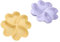 2 piatti da spuntino con scomparti, piatti con suddivisione, in plastica, riutilizzabili, per bambini, 4 scomparti, per (2 colori)