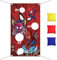 Oirigaga Wurfspiel Kinder Outdoor, Cartoon Spidey Werfen Spiel Banner mit 3 Bohnentaschen, Bean Bag Säckchen Toss-Spiele Set für Kindergeburtstag Party, Draussen Garten und Draußen Sommer Strand