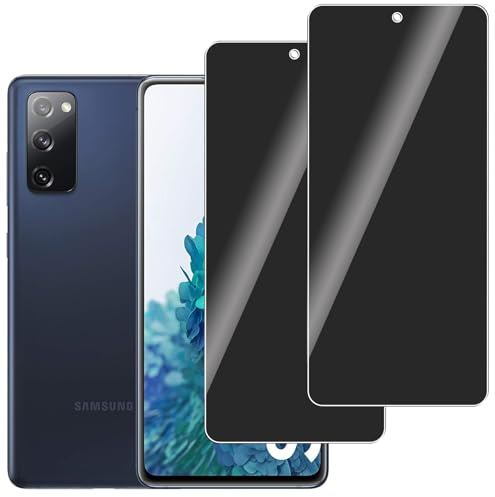 LERINNA 2 Stück für Panzerglas Privatbildschirm für Samsung Galaxy S20 FE, Anti-Spy,9H Härte temperglas, Anti-Kratzen, Anti-Bläschen, Sichtschutz Schutzfolie für Samsung Galaxy S20 FE
