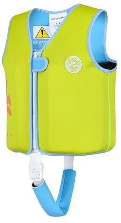 Kinder Mädchen Junge Schwimmlernweste, Schwimmhilfe Schwimmen Jacket für Kleinkinder mit Einstellbare Sicherheits Straps Alter 1-6 (GSD, 1-3)