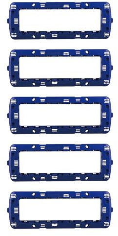 5 Supporti 7 moduli/posti, Compatibile Con BTicino Living, Scatola 506/507, Realizzato In plastica di alta qualità, 100% compatibile con le placche e i moduli originali
