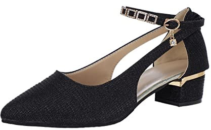 Décolleté Mary Jane Da Donna Con Tacco - Punta Chiusa Scarpe Comode Primavera Sexy Slip-On per Sposa, Ufficio, Affari e Lavoro