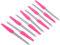 WRITWAA 10 Stück Polierstreifen Der Nagelfeile Nägel Nagelpuffer Gestalter Uv Filer Dateien Grob Polieren Nagelkunstwerkzeuge Zehennagelfeile Nagelfeile Aus Edelstahl Rosy Rostfreier Stahl