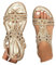 Sandali Donna Estive Eleganti Piatto Comodi Sandali con Strass Zeppa Bassi Moda Boho Sandalo Argento Gioiello Cerimonia Scarpe Estivi Aperta Ortopedici Spiaggia Mare Antiscivolo Gomma Suole 2025
