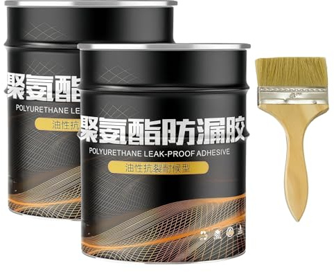 Polyurea Grouting Sealant, Poly Urea Elastic Grout, Waterproof Roof Sealant for Wall Cracks, Bathrooms, Balconies, Diy and Pro Use (2PCS)