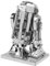 Metal Earth Star Wars R2-D2 Model kit | no Glue Required | Build Level: Moderate | Great Gift for sci-fi Fan Age 14+ | DIY Craft 3D Puzzle Collectible Figurine