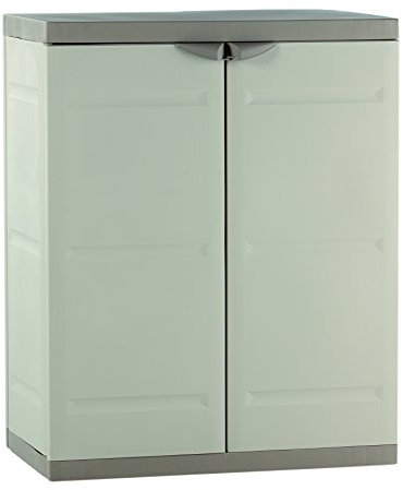 plastiken M282968 - Medio Armario de Resina 2 Puertas plastek 88 x 70 x 44 cm
