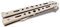 Butterfly Knife Shaped Bottle Opener Grey Steel