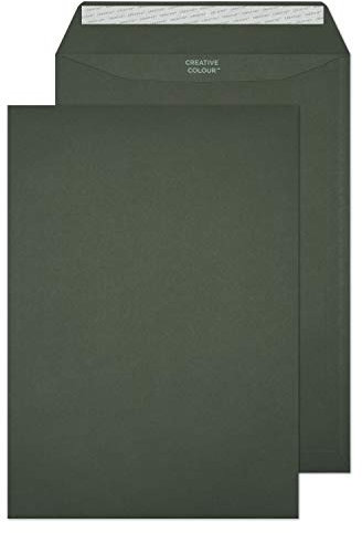 Blake Creative Colour 63424P Farbige Briefumschläge Haftklebung Graphit Grau C4 229 x 324 mm 120g/m² | 10 Stück