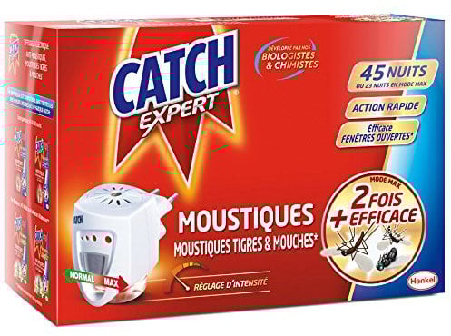 CATCH Diffuseur Électrique Anti Mouches/Moustiques avec Recharge