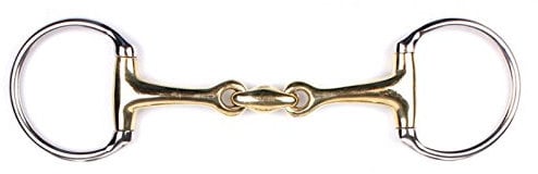 QHP Olivenkopftrense Argentan doppelt gebrochen Stärke 17 mm 10,5 - 14,5 cm (11,5)