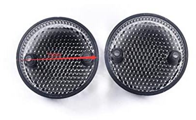 Topzone Lighting Rauchlinse Motorrad Blinker für Honda Shadow Spirit 1100 Magna 1997-2000 Valkyrie