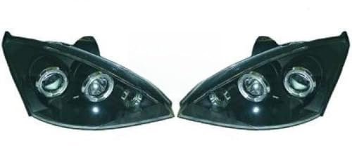 Scheinwerfer Set Focus I DAW DFW DNW Bj. 98-01 Angel Eyes klar/schwarz
