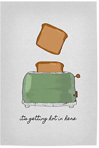 artboxONE Poster 75x50 cm Statements & Quotes Typografie It's Getting Hot in Here - Bild Es ist heiß hier Backen Bake