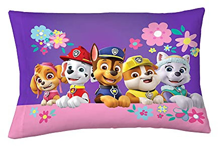 Franco Kinder-Bettwäsche, superweich, wendbar, Mikrofaser, 50,8 x 76,2 cm, Paw Patrol Girls