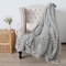 Ricemru Felloptik Kuscheldecke Doppelpack Flasuchig Kaninchenfell Sherpa Decke Wendedecke Wohndecke Supper Weich Flauschdecke Felldecken Kunstfell Luxus Couchdecke Sofaüberwurf Grau