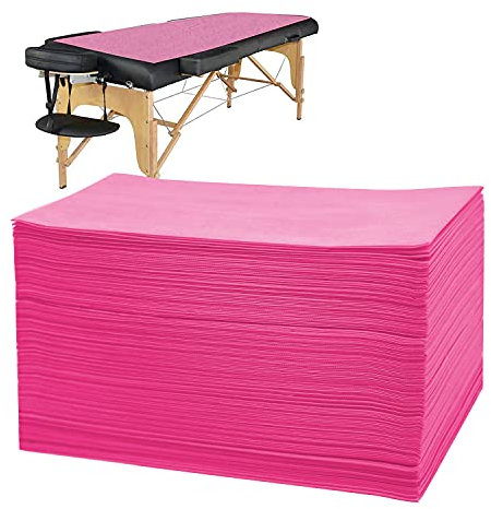 100 Pezzi Lenzuola da Massaggio, Tvvcalk Lenzuolo Usa e Getta, Lenzuolo Monouso in Tessuto per Massaggio, per Salone Spa 80 x 180cm